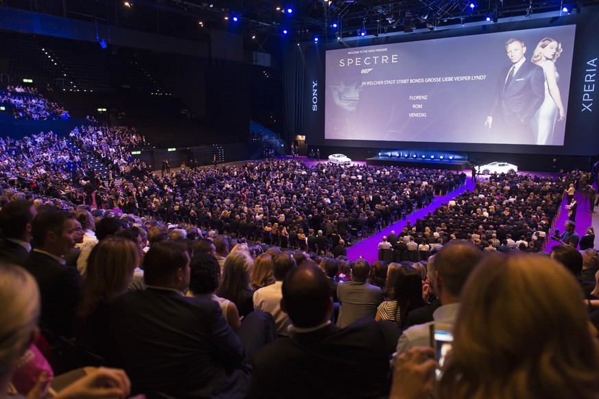 Bond-Premiere im Hallenstadion: Schaden Online-Kopien dem Erfolg an der Kinokasse?