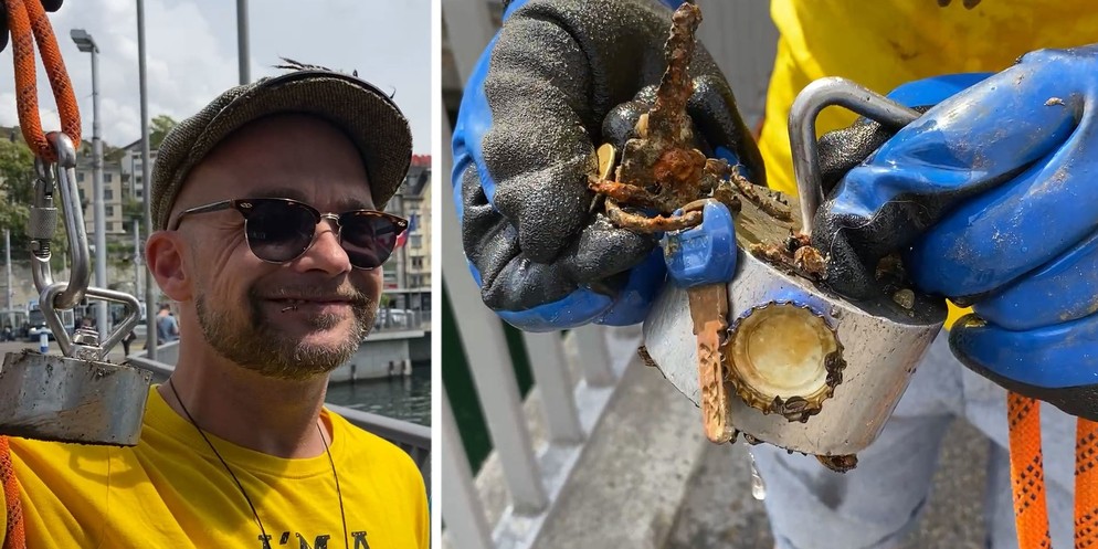 Marcus aus Zürich setzt sich in seiner Freizeit für eine saubere Umwelt ein. Mit einem extrem leistungsstarken Magneten fischt der Gastronom Altmetall aus Gewässern. Dabei findet er immer wieder Kurio ...