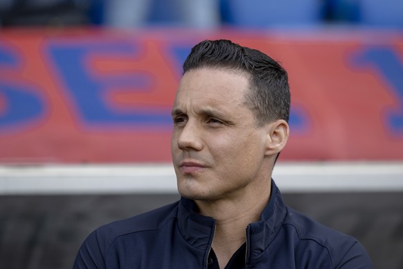 FC Basel Praesident David Degen im Fussball Meisterschaftsspiel der Super League zwischen dem FC Basel 1893 und dem FC Lugano im Stadion St. Jakob-Park in Basel, am Sonntag, 21. Mai 2023. (KEYSTONE/Ge ...