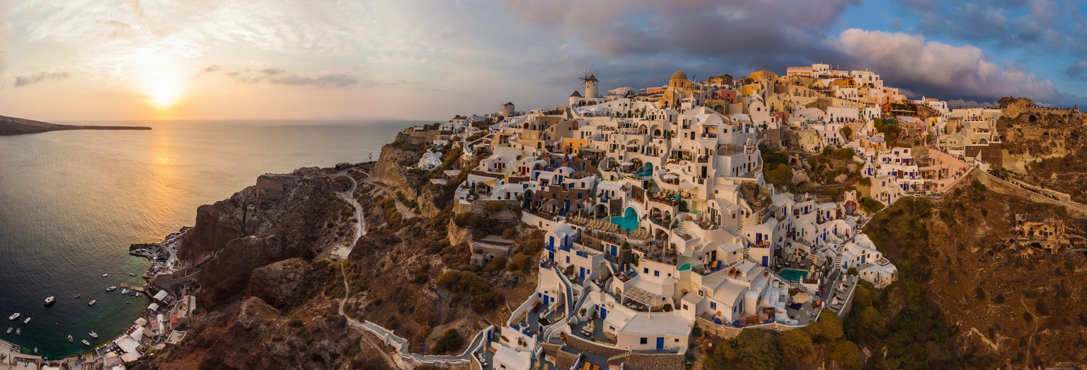 Santorini, Griechenland.