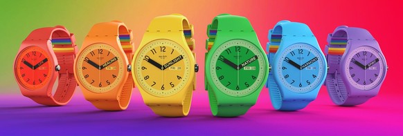 LGBT-Uhren von Swatch