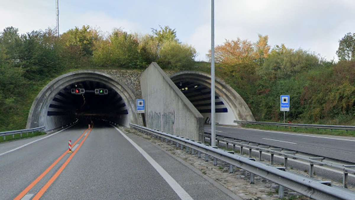 Le tunnel de Bruyère, entre Estavayer-le-Lac (FR) et Yverdon-les-Bains.