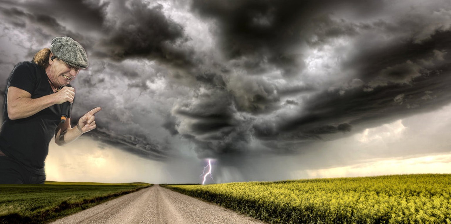 AC/DC und Gewitter passt wie Arsch auf Eimer.