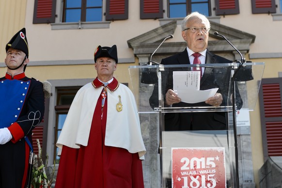 Bundesrat Johann Schneider-Ammann (rechts).