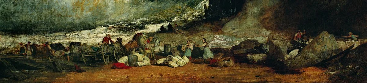Turner stellt das Kräfteverhältnis zwischen Natur und Mensch dringlich dar.
https://de.m.wikipedia.org/wiki/Datei:Joseph_Mallord_William_Turner_-_Fall_of_the_Rhine_at_Schaffhausen_-_13.2723_-_Museum_o ...