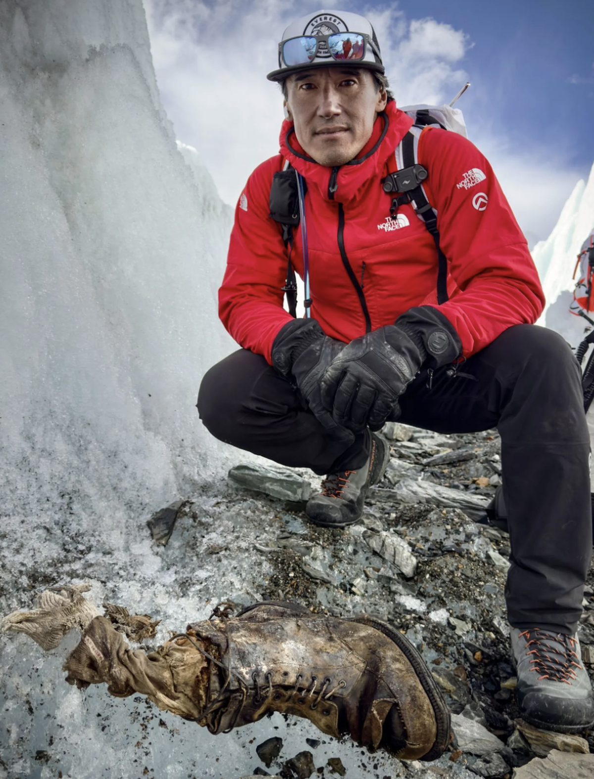 Jimmy Chin et le pied