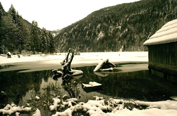 An undated file photo of Toplitzsee lake in central Austria which will be dredged by salvage experts to search for Nazi papers which could reveal secrets feared lost forever about Holocaust victims, i ...