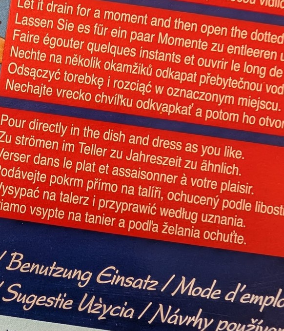 Fails der Woche: Reis Anleitung bzw. Übersetzung