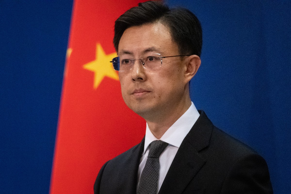 epa12192155 Chinese Ministry of Foreign Affairs spokesperson Guo Jiakun participates in a press conference in Beijing, China, 23 June 2025. Guo addressed the US? recent involvement in the conflict in  ...