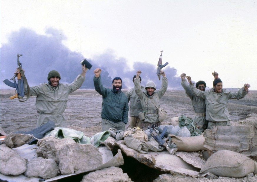Angreifer Irak in der Defensive: Iranische Truppen erobern 1986 die irakische Hafenstadt Fao.&nbsp;