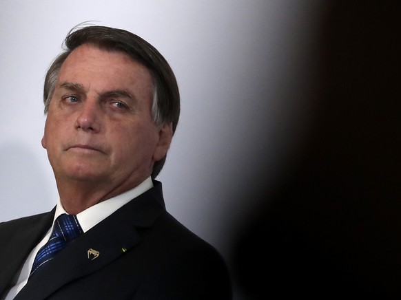 ARCHIV - Jair Bolsonaro, Präsident von Brasilien, hat dem künftigen US-Präsidenten Biden zu seinem Wahlsieg gratuliert. Foto: Eraldo Peres/AP/dpa