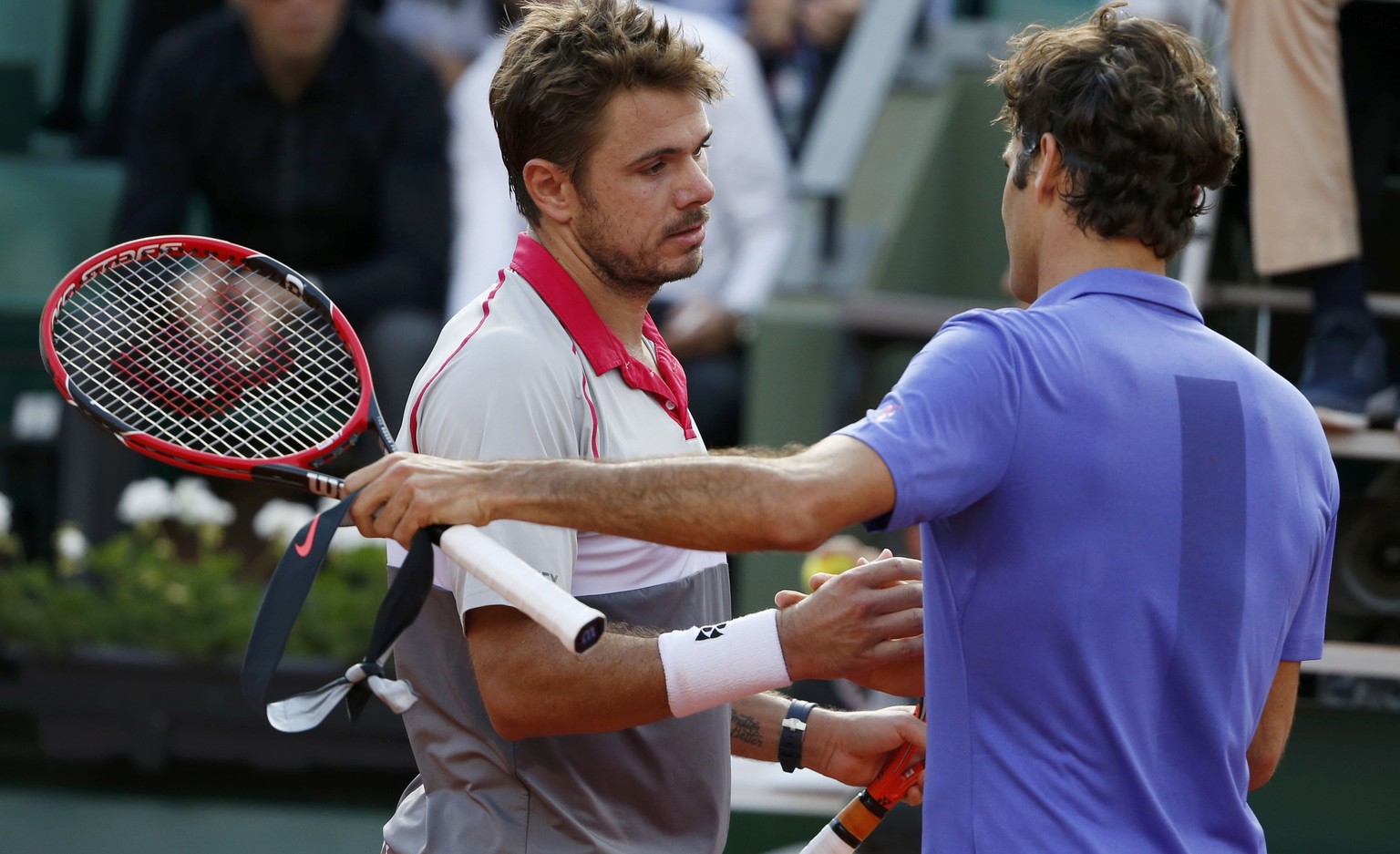 Zuletzt bezwang Wawrinka den «Maestro» im Viertelfinale von Roland Garros. Gelingt Federer nun die Revanche?