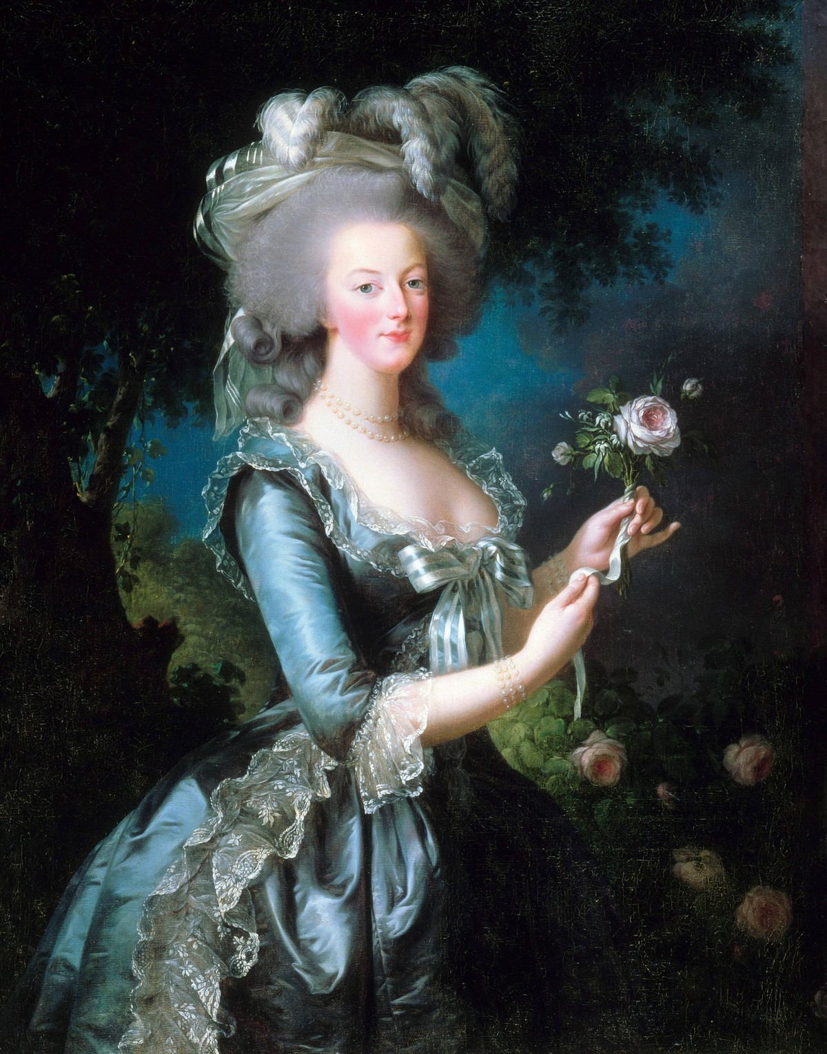 Vig�e Le Brun, Marie-Antoinette, Queen of France with a Rose Elisabeth Vig�e Le Brun French school Marie-Antoinette, Queen of France with a Rose 1783 Oil on canvas (113 x 87 cm) Versailles, ch�teau de ...