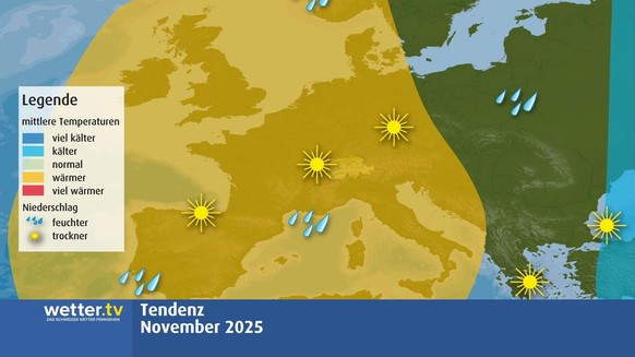 Prognosen Herbst 2025 Meteonews