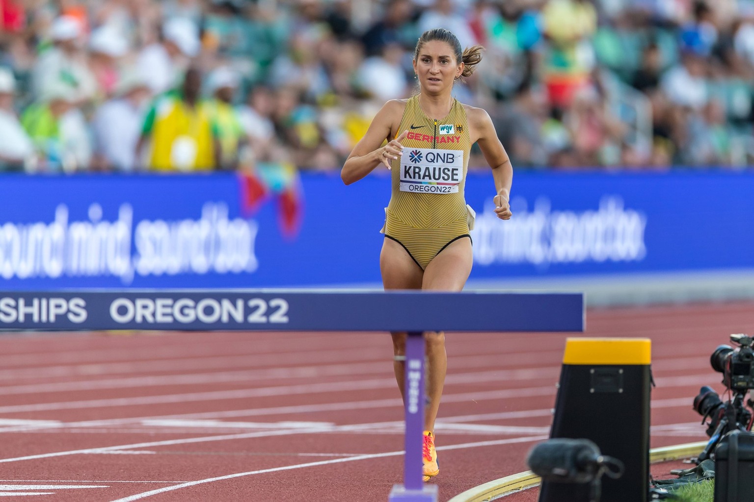 World Athletics Championships Oregon 22 United States of America, 20.07.2022 Gesa Felicitas KRAUSE of GERMANY GER competes in the final of the womens 3000 m steeplechase at the World Athletics Champio ...