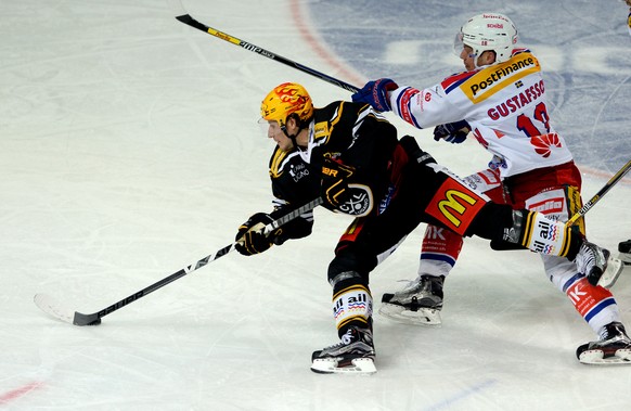 Damien Brunner lässt sich beim Sieg gegen Kloten zwei Assists gutschreiben.