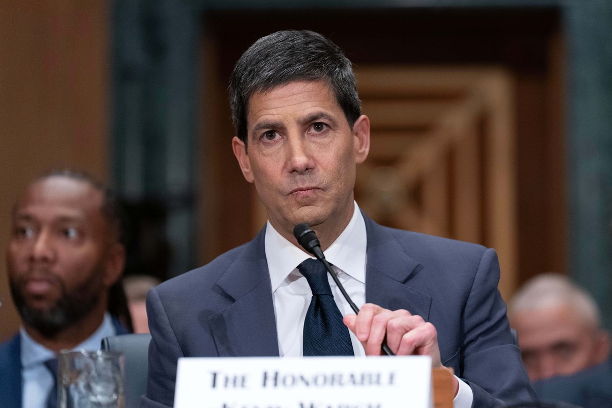 Kevin Warsh testifies during his nomination hearing to be a member and chairman of the Federal Reserve Board of Governors before the Senate Banking, Housing and Urban Affairs Committee on Capitol Hill ...