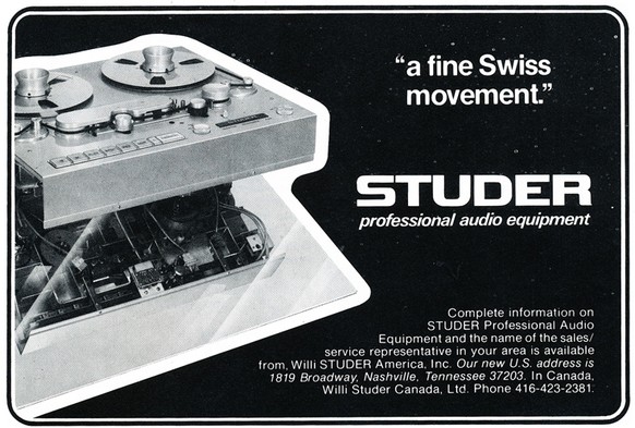 studer bandmaschine aufnahme studio beatles abbey road tonaufnahme http://museumofmagneticsoundrecording.org/ManufacturersStuderReVox.html