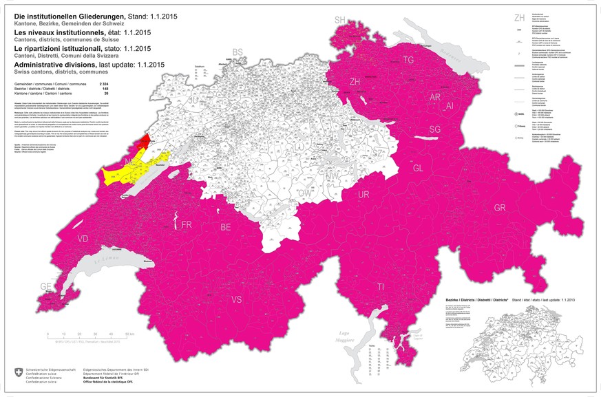 Mein Ziel: Die Schweiz in watson-Magenta färben. Auf der 64. Etappe am Freitag steht der gelbe Teil an. Hier geht es zum Livetracking!