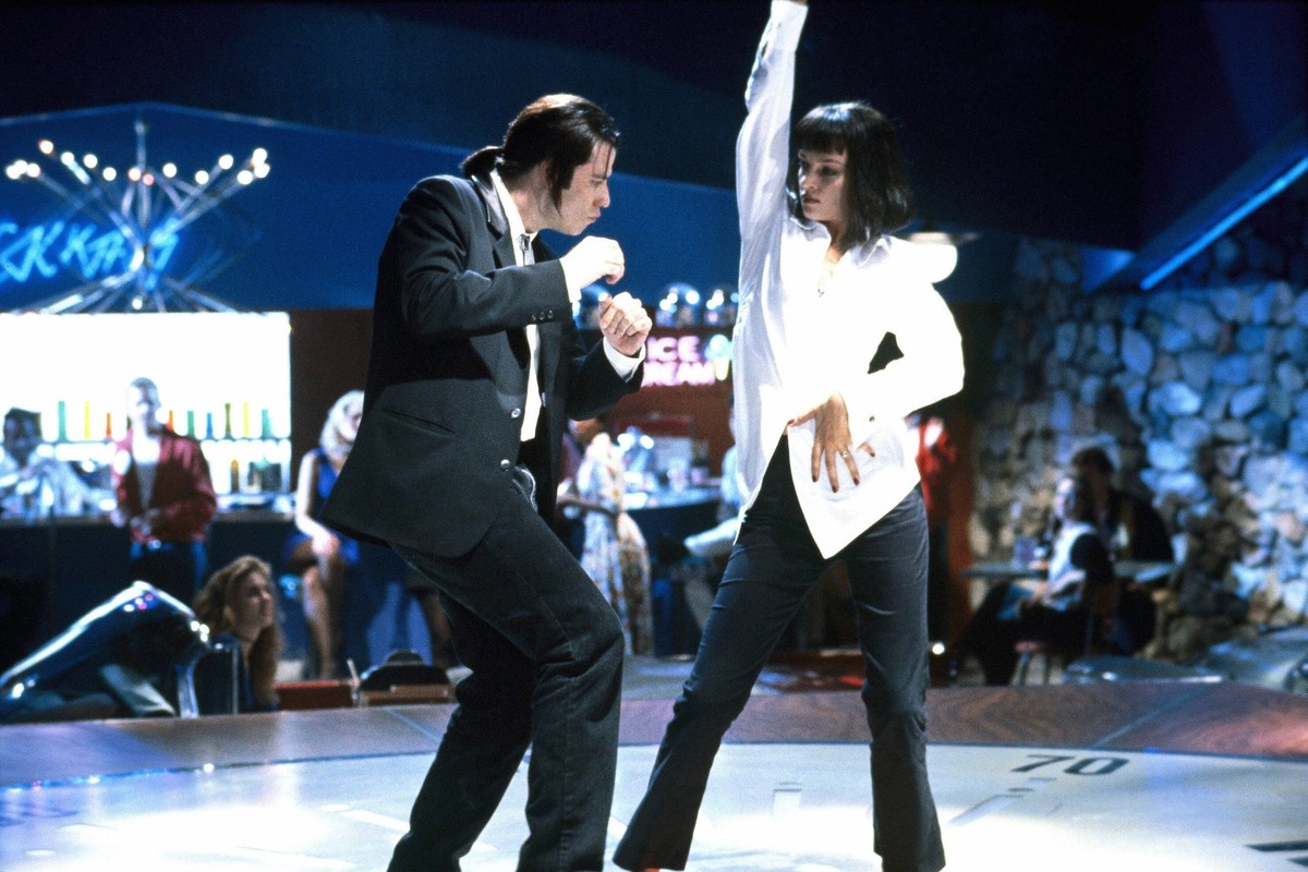 PULP FICTION, John Travolta, Uma Thurman, 1994. Miramax Films/Courtesy Everett Collection Miramax/Courtesy Everett Collection ACHTUNG AUFNAHMEDATUM GESCHƒTZT PUBLICATIONxINxGERxSUIxAUTxONLY Copyright: ...