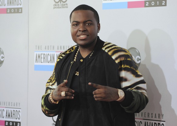 FILE - Sean Kingston arrives at the 40th anniversary American Music Awards in Los Angeles, Nov. 18, 2012. (Photo by Jordan Strauss/Invision/AP, File)
Sean Kingston