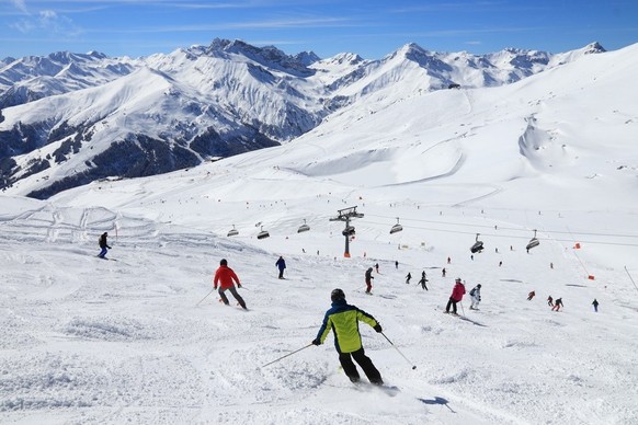 Skifahren Piste Schweiz