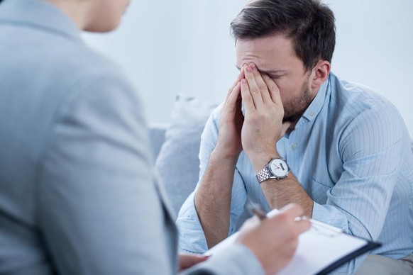 Psychotherapie Psychiater Psychologe Mann