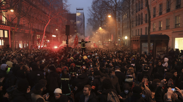 Über eine Million Menschen waren am Donnerstag in Frankreich protestieren.