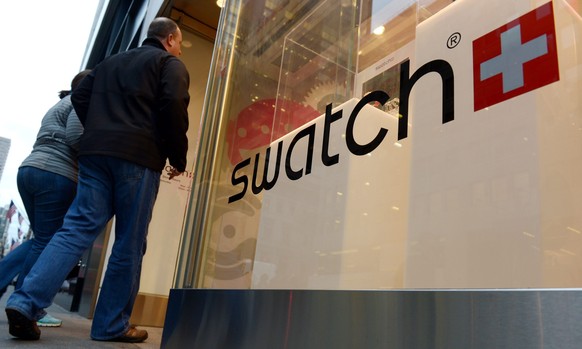 epa04056385 (FILE) A file photo dated 14 January 2013 showing a view of a Swatch store in New York, New York, USA. Swatch, the worlds biggest watchmaker, reports 05 February 2014 it increased its prof ...