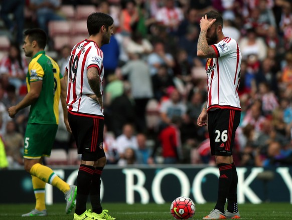 Ratlose Gesichter bei den Spielern von Sunderland im Spiel gegen den Aufstieger.