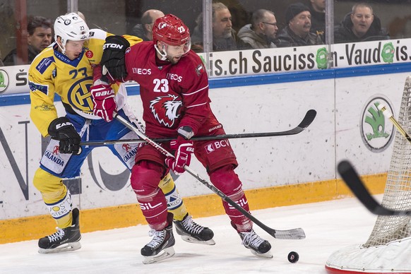 Die beiden Teams agieren in der «Patinoire de Malley» über weite Strecken auf Augenhöhe.