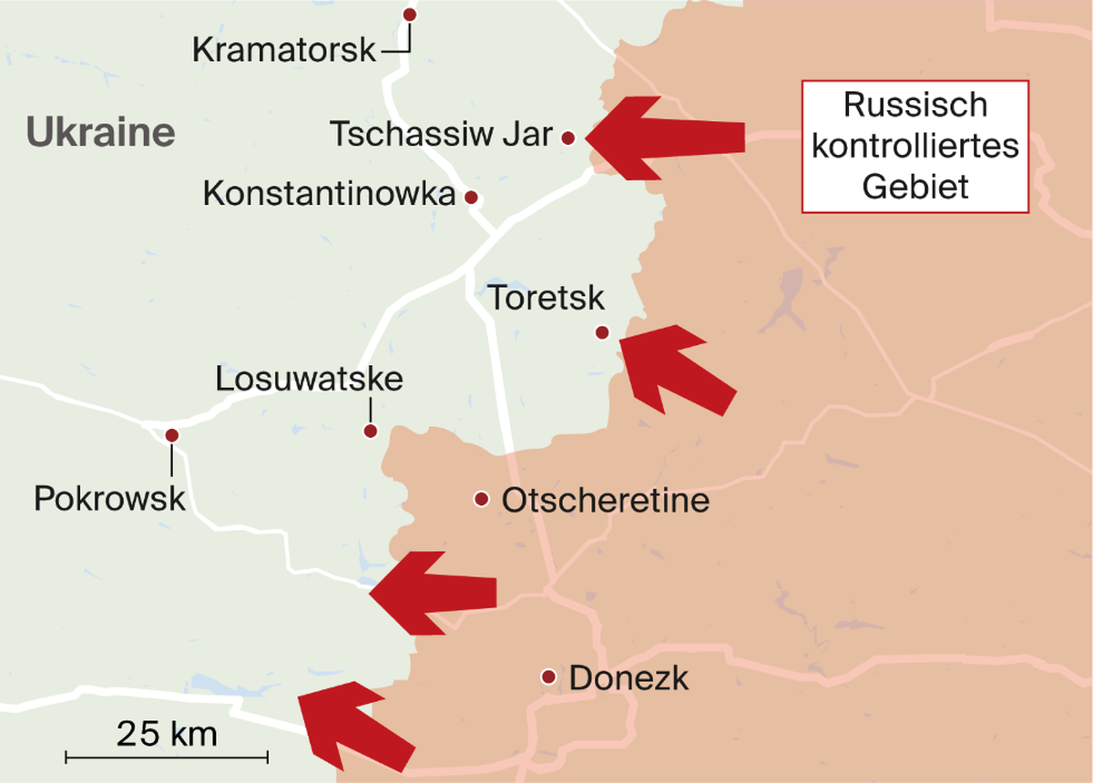 aktueller stand der russischen offensive 4. juli 2024, current state of the russian offensive in ukraine, 04.07.2024