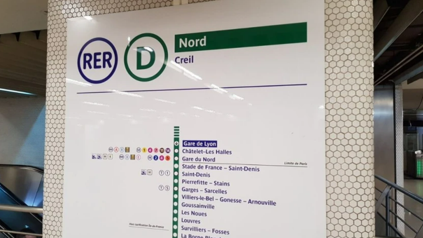 Eingang D RER