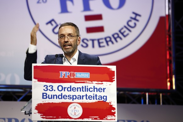 ABD0044_20190914 - GRAZ - ÖSTERREICH: Der geschäftsführende FPÖ Klubobmann Herbert Kickl anl. des 33. ordentlichen Bundesparteitags der FPÖ am Samstag, 14. September 2019, in Graz. - FOTO: APA/ERWIN S ...