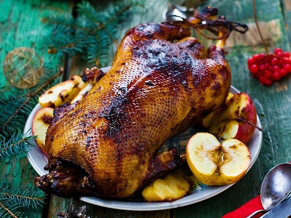 Weihnachtsgans weihnachten christmas gans goose essen geflügel