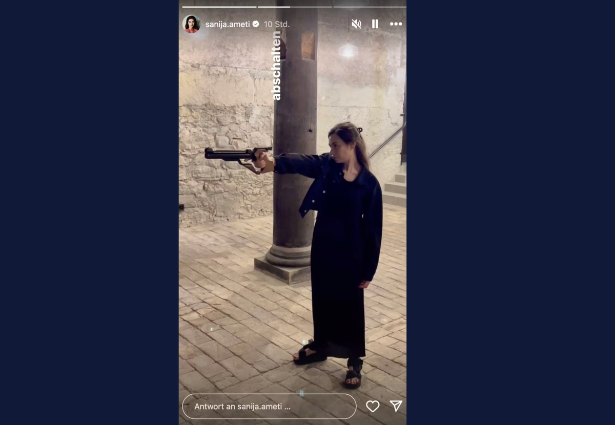 Saija Ameti auf Instagram