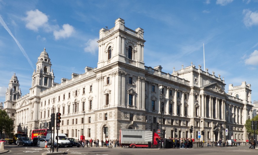 «Wie aus einem Harry-Potter-Film»: Hauptsitz der britischen Steuerbehörde HMRC an der Parliament Street in London.