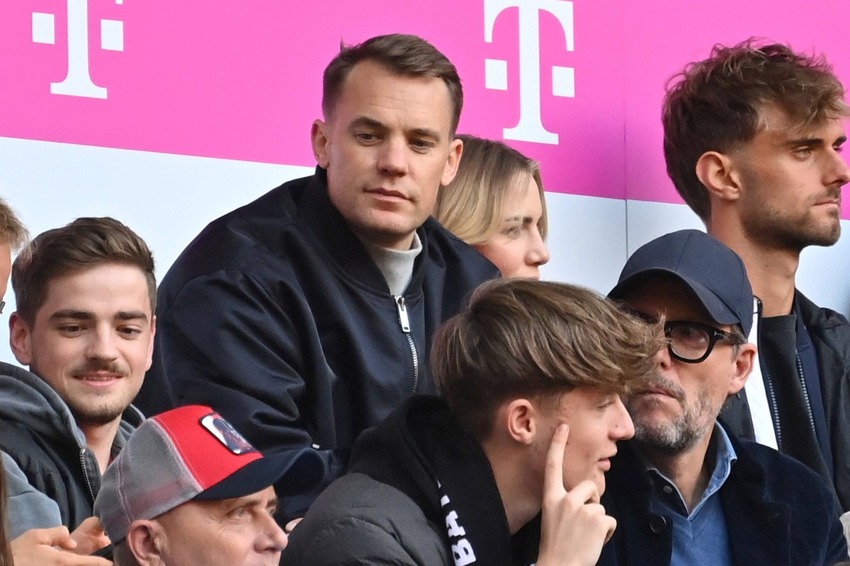 Manuel NEUER Torwart Bayern Muenchen mit Freundin Anika BISSEL Fussball 1. Bundesliga Saison 2023/2024, 5.Spieltag, Spieltag05 FC Bayern Muenchen - VFL Bochum 7-0 am 23.09.2023 , A L L I A N Z A R E N ...