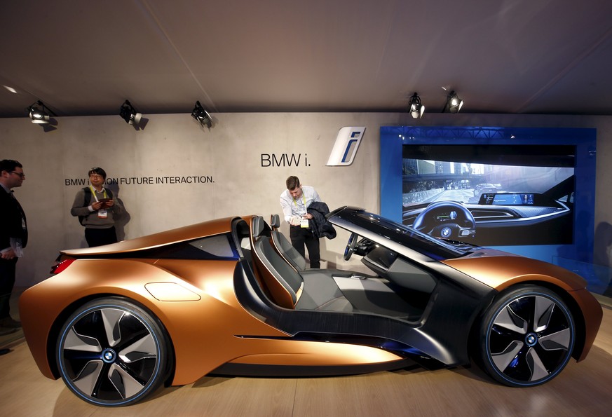 Der BMW-Konzeptwagen wurde nicht in Detroit, sondern an der CES in Las Vegas vorgestellt.