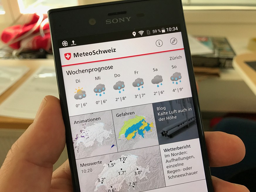 Das ist die populärste Wetter-App der Schweiz – und die beste?
