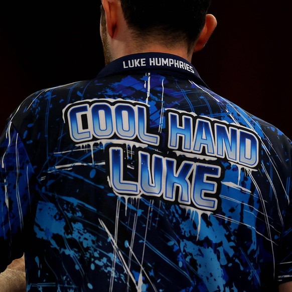 RECORD DATE NOT STATED 17th December 2023, Alexandra Palace, London, England 2023/24 PDC Paddy Power World Darts Championships Day 3 Evening Session Luke Humphries during his match against Lee Evans P ...