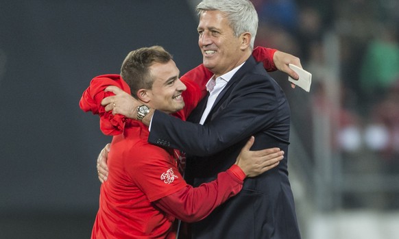 Zwei, die sich verstehen: Xherdan Shaqiri und Vladimir Petkovic.