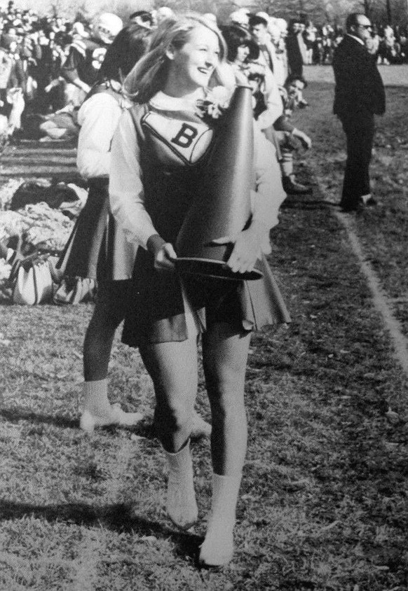 Meryl Streep 1966 als Cheerleader