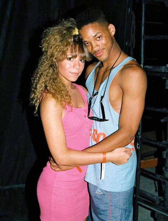 Aw. Mariah Carey und Will Smith, 1988. 
Backstage beim KIIS FM 1988 Endless Summer Jam: 

http://www.metrolyrics.com/dj-jazzy-jeff-the-fresh-prince-news.html