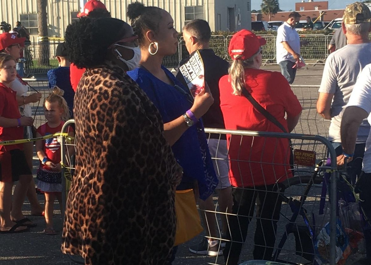 Donald Trumps Rally auf dem Flugplatz Sanford (Florida)