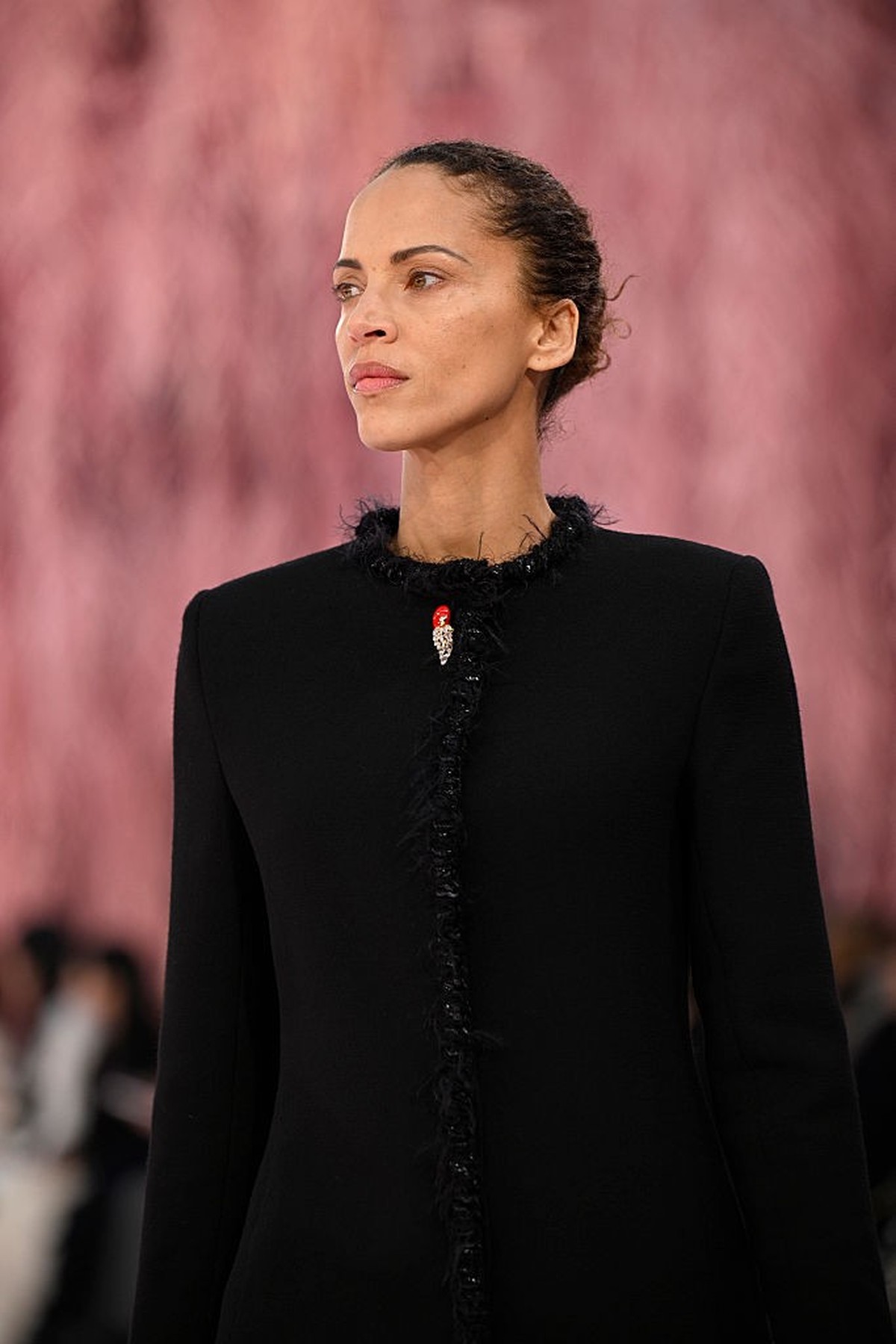 PARIS, FRANCE - JANUARY 27: (EDITORIAL USE ONLY - For Non-Editorial use please seek approval from Fashion House) Models walk the runway during the Chanel Haute Couture Week Spring/Summer 2026 show as  ...