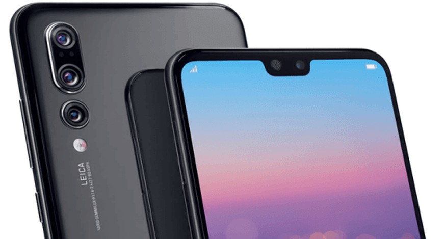 Gut zu sehen: Die Dual-Kamera im Huawei P20 Pro wird durch einen dritten Kamera-Sensor ergänzt.