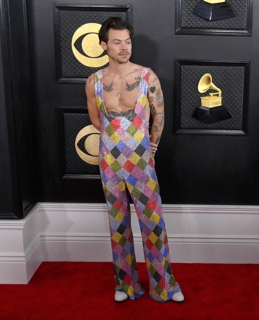 Harry Styles attends the 65th annual Grammy Awards at the Crypto.com Arena in Los Angeles on Sunday, February 5, 2023. PUBLICATIONxINxGERxSUIxAUTxHUNxONLY LAP20230205543 JIMxRUYMEN