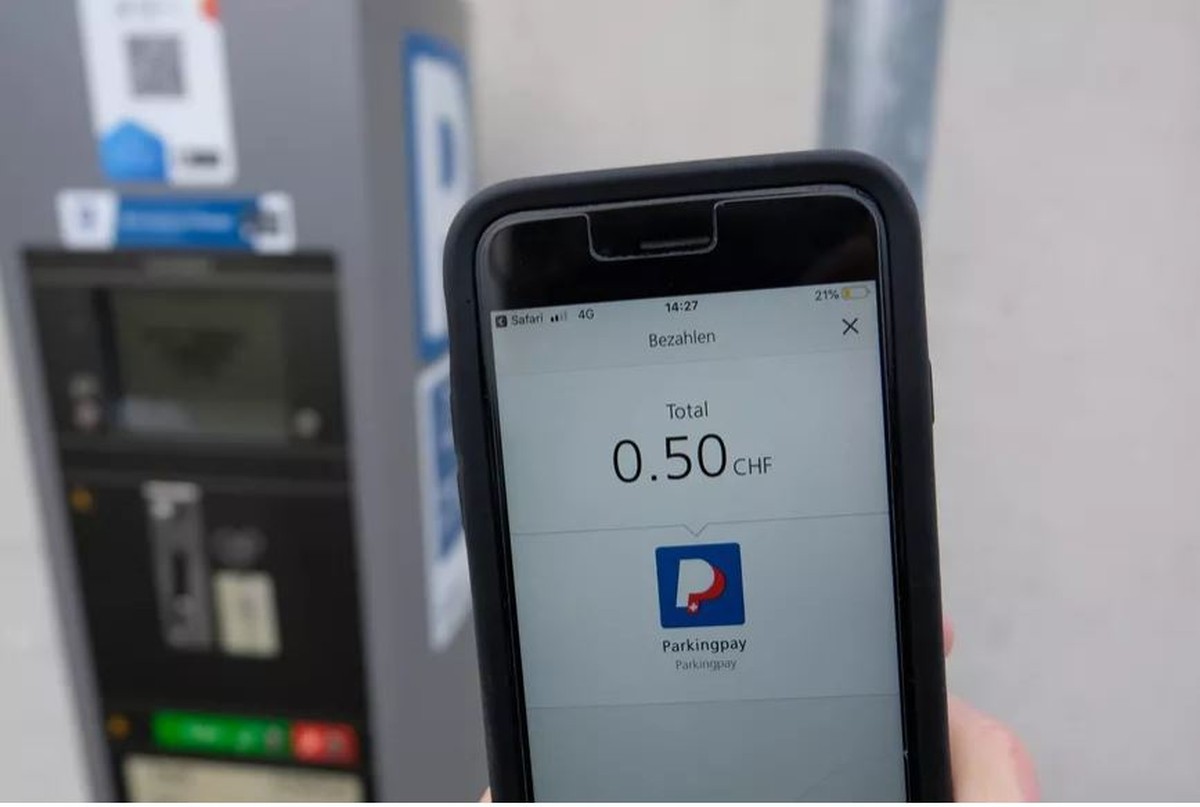 Parkgebühren lassen sich auch mit Apps wie Parkingpay, Twint und Easypark bezahlen.