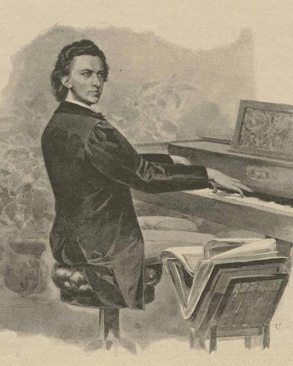 Frédéric Chopin mischte zusammen mit Franz Liszt die Pariser Musikszene auf.
https://commons.wikimedia.org/wiki/File:Fryderyk_Chopin_(52863).jpg